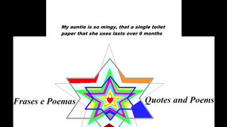 Mingy auntie (toilet paper) It's true, hahahaha! [Quotes and Poems]