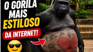 🦍 O GORILA MAIS ESTILOSO DA INTERNET! 😂