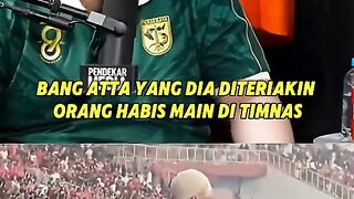 Beckham Putra buka suara saat diteriakin suporter timnas #beckhamputra #attahalilintar #podcast #sepakbola #fyp