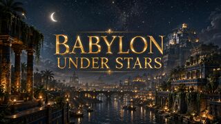 Babylon Under the Stars | Ancient Garden Ambient Music for Reading & Calm