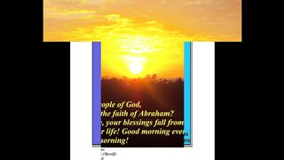 Good morning people of God, how are you? God bless you dear! [Message] [Quotes and Poems]