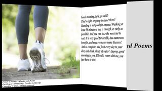 Good morning, let's go walk? It is good to health, you just have to win! [Message] [Quotes and Poems]