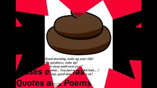 Good morning, wake up your shit, go to sleep until next year? [Message] [Quotes and Poems]