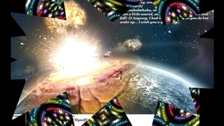 Good morning, wake up! The world is ending, meteor hit earth! [Message] [Quotes and Poems]