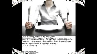 Good morning, where is my breakfast? My stomach is growling! [Message] [Quotes and Poems]