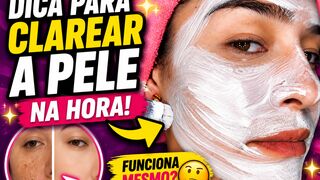 Dica para clarear a pele na hora! 😱✨