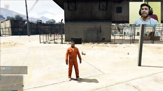FRANKLIN ESCAPE FROM PRISON  GTA V GAMEPLAY 9