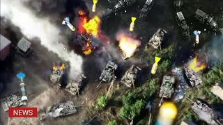 Ukrainian troops use Modified Drone Grenades destroy 16 Russian artillery 15 tank in Kherson