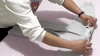 How to fold clothes neatly