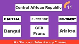 Country Capital Currency Continent | Knowledge 15 Seconds