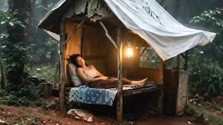 Sleeping in a Forest Hut