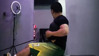 Treino na academia