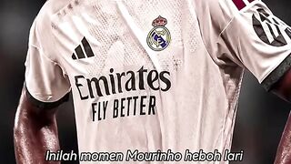 Momen panik sang mourinho sampai lari ke pinggir lapangan demi ngingetin aturan baru La Liga!
