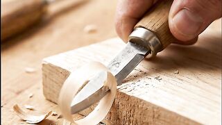 Oddly Satisfying Wood Carving ASMR