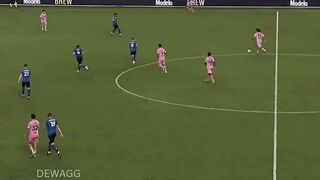 Lionel Messi mencetak empat gol dan satu assist saat Major League Soccer