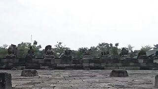 The beauty of Plaosan Temple, Central Java