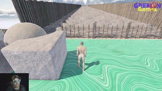 Campo cheio de bombas, e criaturas estranhas jogando pedra #13