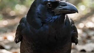 The Intelligence of Crows: A Smart Solution for Eating Nuts! 🐦🔨
