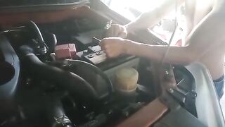 Pickup truck battery