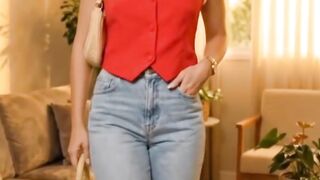 THIS BLONDE GIRL'S OUTFIT IS INSANE! 🤯