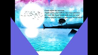 Good night my passion, my heart beats with love for you, have a special night! [Message] [Quotes and Poems]