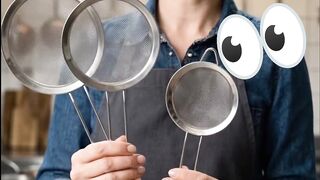 3 Ppcs Peneira Coador em Aço inox para cozinha 3 tamanhos
