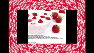 Good morning, breakfast today is yogurt, a delight! [Message] [Quotes and Poems]