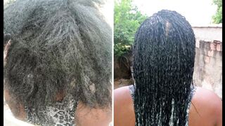Cabelo feito com soltura dos cachos 5