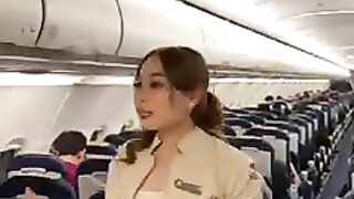 Pramugari cantik jualan dipesawat.mp4