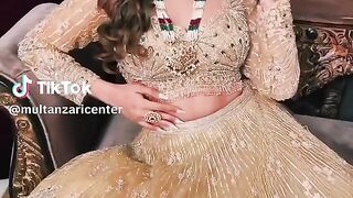 Luxury Golden Bridal Lengha
