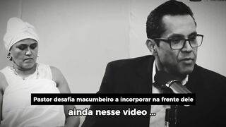 Pastor challenges practitioner of Afro-Brazilian religion!