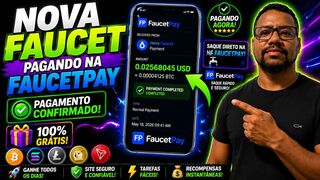 New Faucet Paying Directly to FaucetPay! See How to Earn for Free. Subscribe to the EUJARDSONSANTOS channel.