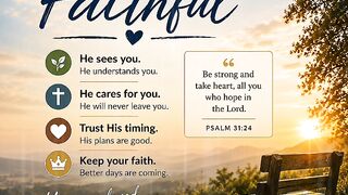 God Is Faithful 🙏✨