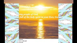 Good morning people of God, have a day full of the Holy spirit! [Message] [Quotes and Poems]