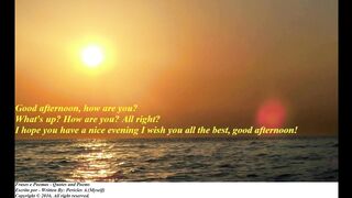 Good afternoon, how are you? I wish all the best! [Message] [Quotes and Poems]