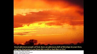 Good afternoon people of God, may God protect you from this world! [Message] [Quotes and Poems]