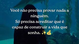 Comece a acreditar em você ✨