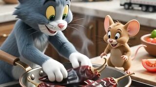 Tom & Jerry Build GIANT Birria Tacos 🌮🤤🔥 | This Is Pure Food Madness! 😂🐱🐭