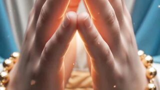 Nossa Senhora nas Nuvens ✨ Uma Mensagem de Fé, Paz e Esperança 🙏