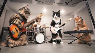 😺Cats Playing Blues and Jazz