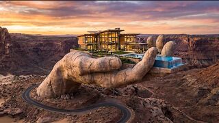 There’s a Luxury Mansion Inside This Giant Hand 🖐️🏠