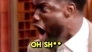 Kevin hart scares jimmy Fallon