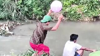 You Try To Prank Someone But End Up Falling In The River* 😂