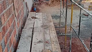Trabalhando na obra