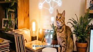 El gato que descubrio el wifi