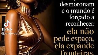 Falando sobre as negras muito lindo