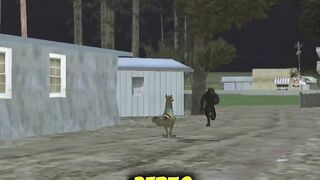 CJ o scooby-doo estava correndo atrás do Lobão