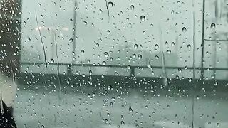 Relaxing Rainy Day View Through Car Window 🌧️🚗 #Shorts
