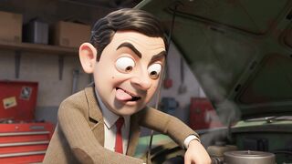 Bean Fixes a Car… and Everything Goes Wrong! 😂🚗 | Funny 3D Cartoon