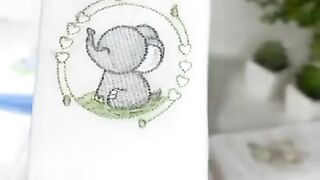 Pano de Boca Bordada para Bebe